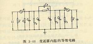 變送器內(nèi)阻的等效電路